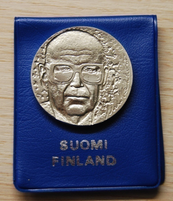 10 Markkaa 1975 Presidentti U.K. Kekkonen 75 vuotta Hopeaa