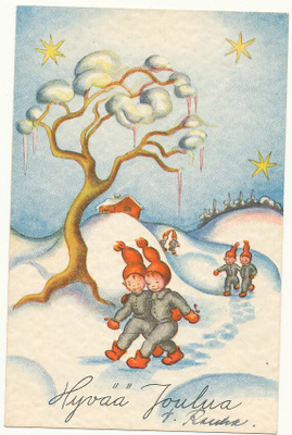 Marita LINDQVIST - Tonttuja liikkeellä - 1943