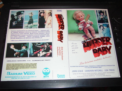 Vhs kansipaperi Fix -  IT'S CALLED MURDER BABY  (Sis.pk:t)