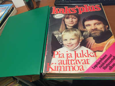 KAKS PLUS LEHTI 1-10/1977 KANSIOSSA HYVÄ