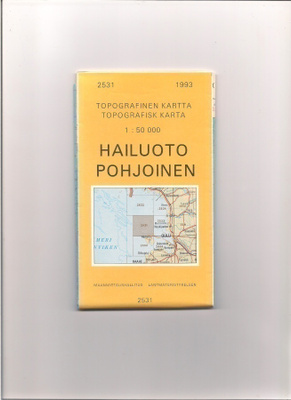 Maastokartta 1:50 000 Hailuoto pohjoinen
