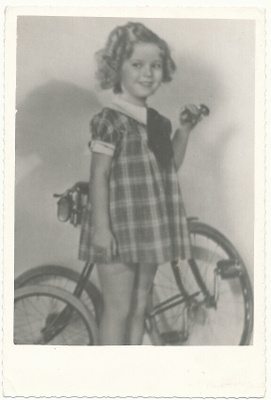 Filmitähti SHIRLEY TEMPLE - vanha valokuva