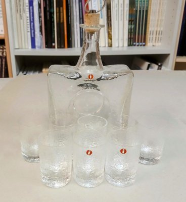Iittala, Tapio Wirkkala, Mini karahvi snapsilasit 8kpl
