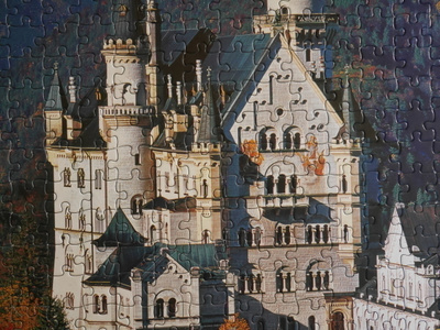 Palapeli 1000 p., Neuschwanstein syksyllä