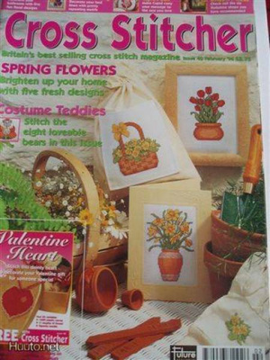 Ristipistolehti Cross Stitcher 40 Tulppaaneja ja narsisseja