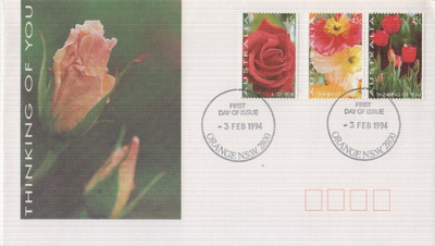 FDC Australia 1994  Ruusu