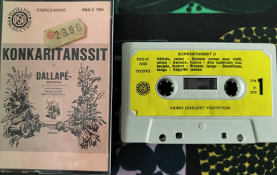 K.KORPI&M.SUUNTALA-KONKARITANSSIT II -Kasetti v.1972