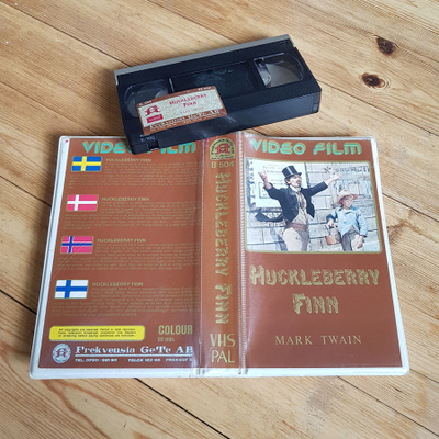 Huckleberry Finn VHS (swe)