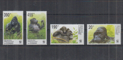 WWF-merkit Gorillat sarja KONGO DR **