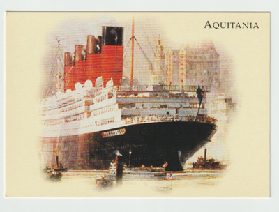 AQUITANIA -Cunard Ocean Liners No 158 (R)