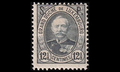 Luxemburg 48B * Virkamerkki 12½ C (12½) (1891)
