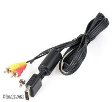 RCA AV Kaapeli Sony Playstation PS1 PS2 PSII PS3, Uusi