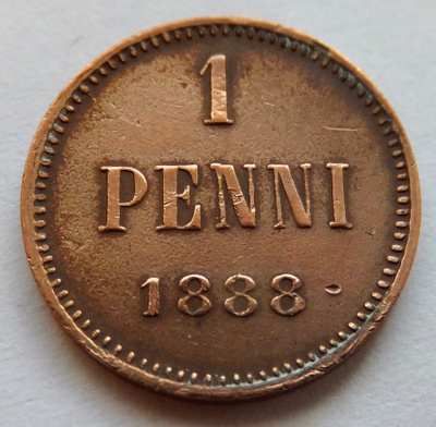 1 p 1888 HYVÄ Punainen