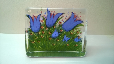 Heljä Liukko-Sundström  Kesäkukkia lasikortti 1997, Iittala