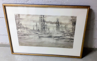 Pauli Antero Rapo -81 "Metsämaisemaa"