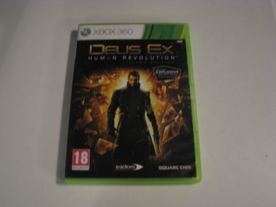 DEUS EX - human revolution  (xbox 360,limited edition)