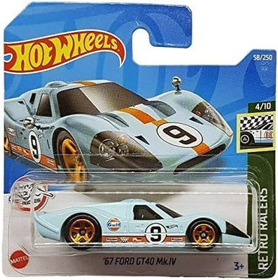 HOT WHEELS # 67 FORD GT40 Mk IV / HW Retro racers