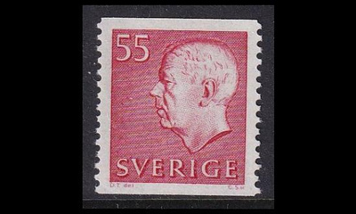 Ruotsi 631 ** Gustaf VI 55 öre (1969)
