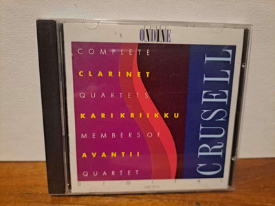 Crusell:Complete clarinet Quartets-Kari Kriikku CD
