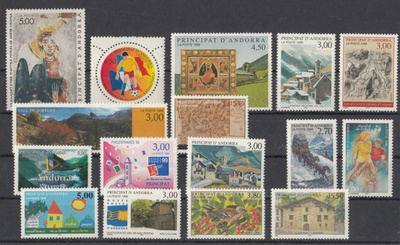ANDORRA Ranskan posti 1990-luvulta **