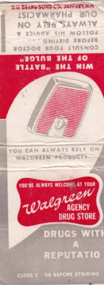 Walgreen Agency Drug store  USA b635