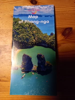 PHANG-NGA Thaimaa KARTTA & esite 2022