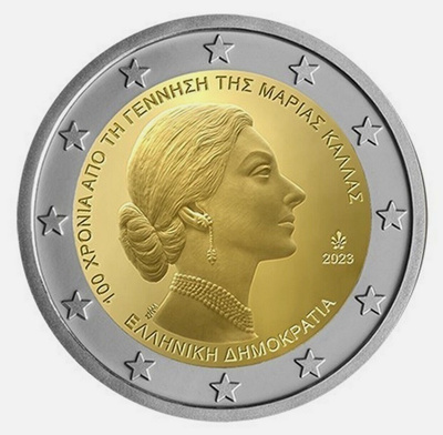 ** KREIKKA 2€ 2023 Maria Callas pillerissä **
