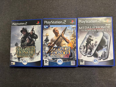 Medal Of Honor Trilogy PS2 (Suomijulkaisut)