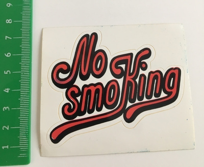 tarra 63 : No smoking - savuton punamusta