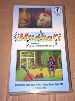 MUSKARI LASTEN MUSIIKKILEIKKIKOULU VHS 1996
