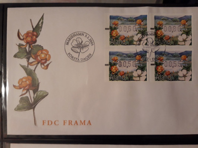 Åland 2005 - FRAMA ATM Å17 Lakka FDC