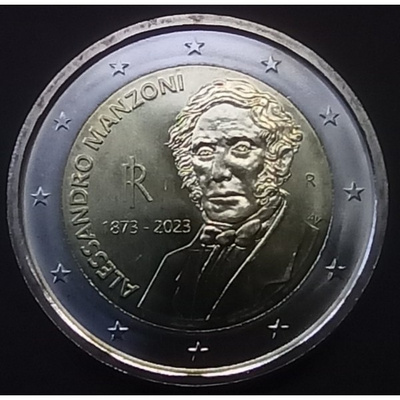 Italia 2 € 2023 Alessandro Manzoni, UNC
