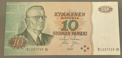 10 Markkaa 1980 tähti R1337739