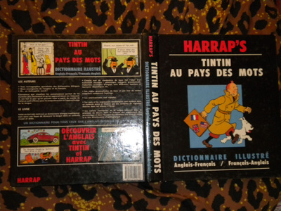 Tintti sanakirja ranska/englanti/ranska 1990