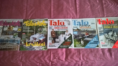 3 Meidän Talo + 2 Unelmien Piha ja Koti-lehteä kertahuudolla