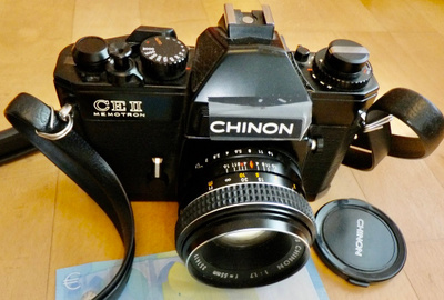VANHA Kamera Chinon CE II Memotron SIISTI