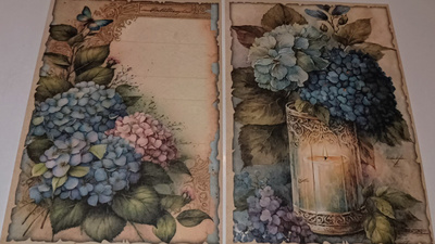 Korttikuvia HORTENSIA / 2 kpl -setti / A6