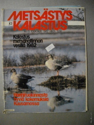 Metsästys ja kalastus Nro 5/1982 (4.3)