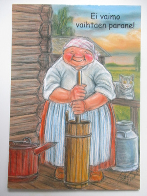 HÖRÖLÄ - Ei vaimo vaihtaen parane T-0406