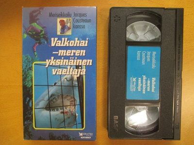 Jacques Cousteau - Valkohai, Meren yksinäinen (vhs)
