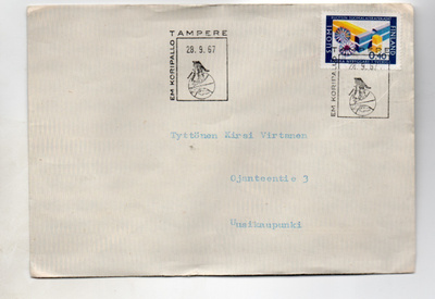 Tampere: EM koripallo (erikoisleima 28.9.1967)
