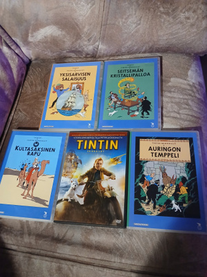 TINTTI  DVD  5 KPL NIPPU