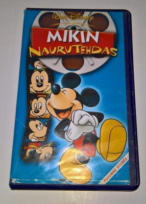 WALT DISNEY MIKIN NAURUTEHDAS   VHS