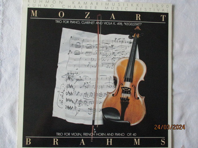 BRAHMS KUHMON KAMARIMUSIIKKI 1990 (LP)