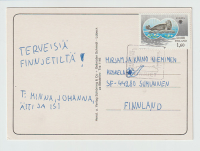 Postikortti, LAIVALEIMA, FINNJET