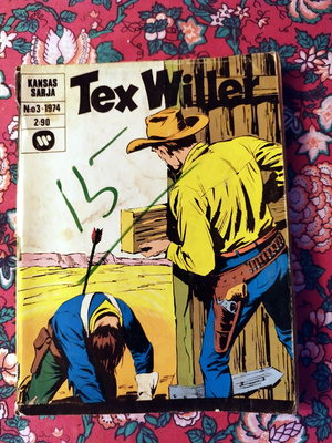 Tex Willer N:o 3 1974 Kansas-sarja