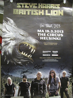 BRITISH LION PROMO JULISTE NIMMAREILLA VARUSTETTUNA!