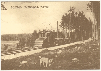 Lohja sähkörautatie juna