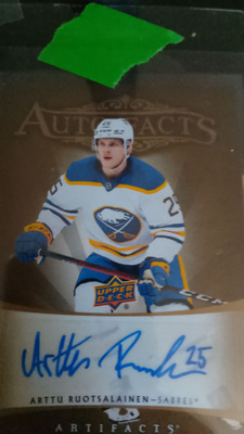 Artifacts autograph Arttu ruotsalainen