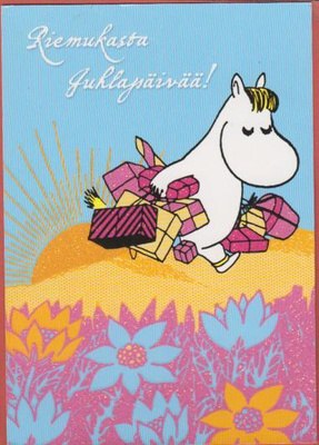 Muumi kortti - Riemukasta Juhlapäivää!